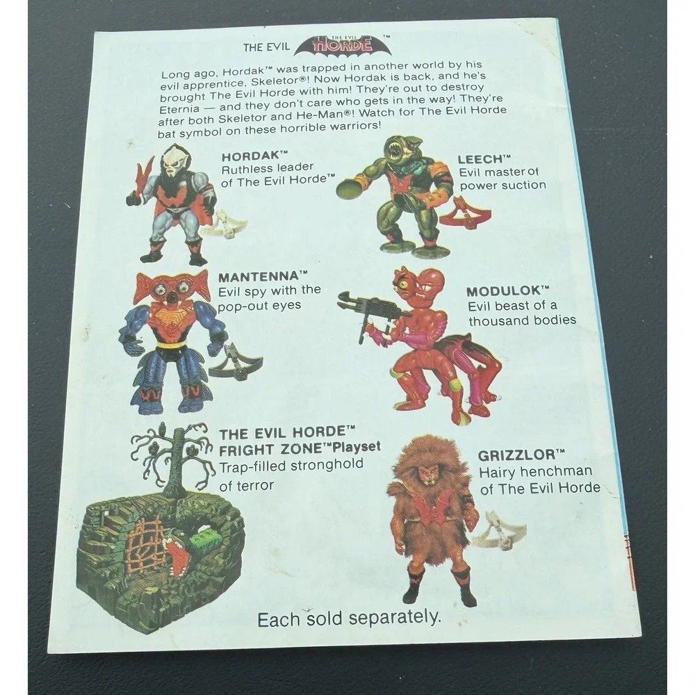 Vintage 1984-85 Masters of the Universe Mini Comics Lot of 3 Mattel MOTU
